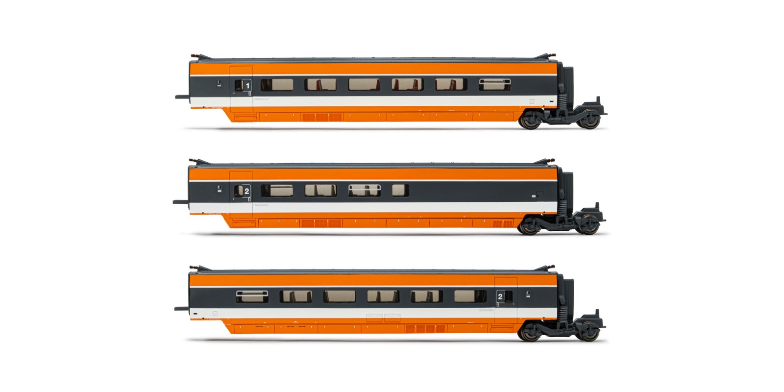 JO3011 SNCF, TGV Sud-Est orange "Record Mondial 26.2.1981, 380 km/h", 3-unit pack